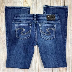 SILVER JEANS Blue Tuesday Bootcut Denim Jeans